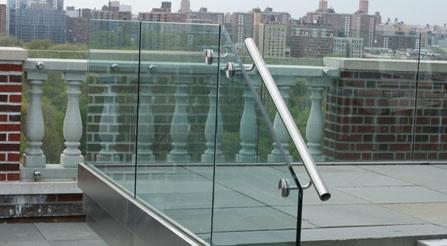 Central Park pentouse veranda stair
